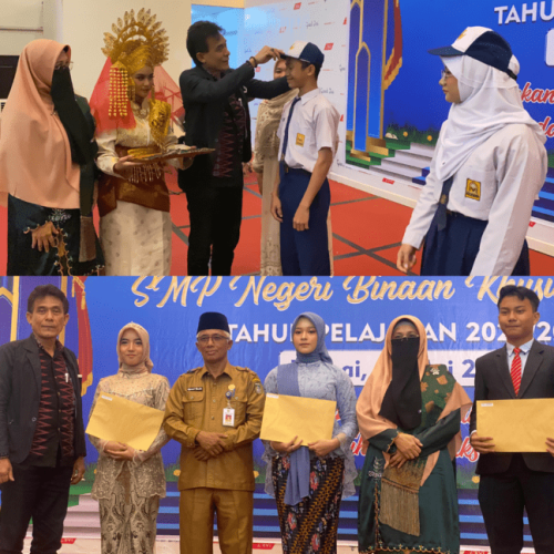 SMP Negeri Binaan Khusus Kota Dumai Menggelar Acara Perpisahan di Hotel Grand Zuri