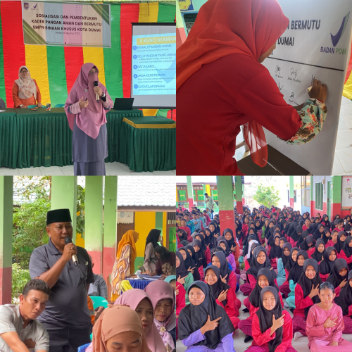 Sosialisasi Program Penanganan Keamanan Pangan dan Pembentukan Kader Pangan Aman dan Bermutu SMP Negeri Binaan Khusus Kota Dumai