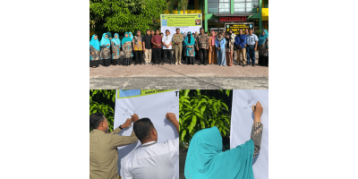 SMP Negeri Binaan Khusus Kota Dumai Gelar Deklarasi Anti Kekerasan dan Perundungan