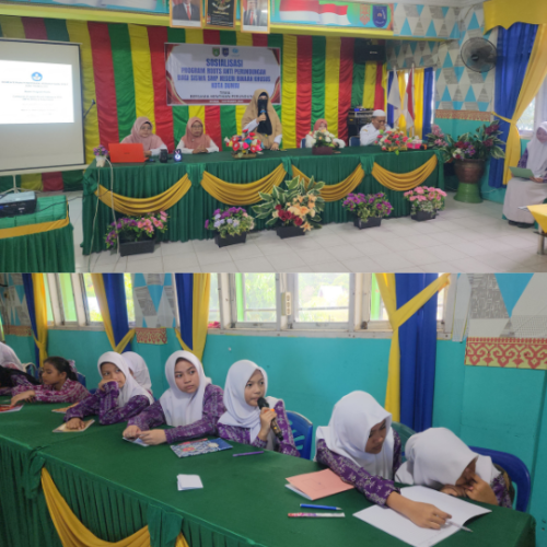 SMP Negeri Binaan Khusus Kota Dumai Gelar Sosialisasi Program Roots Anti-Perundungan